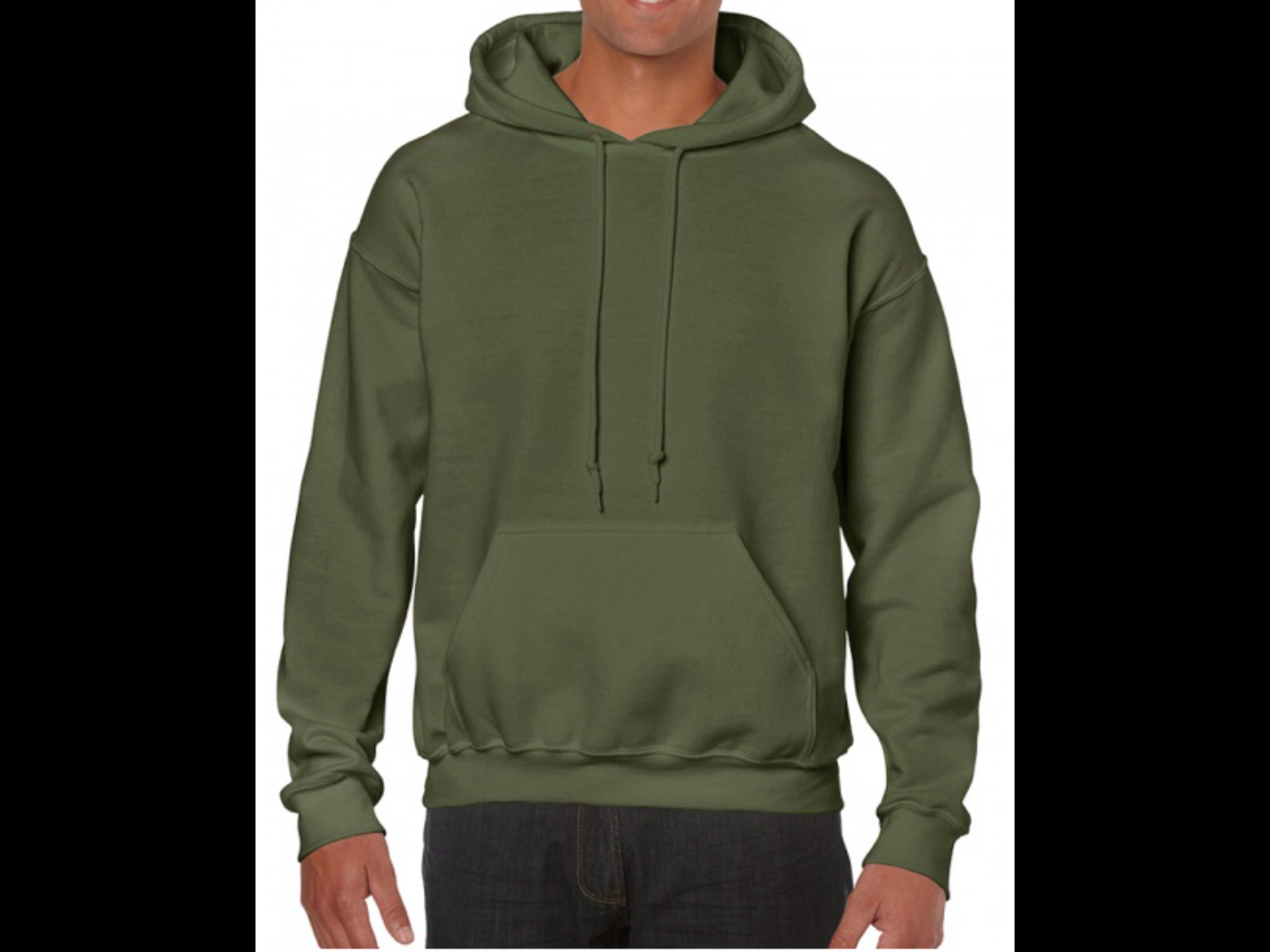 Military Green Heavyweight  Hoodie