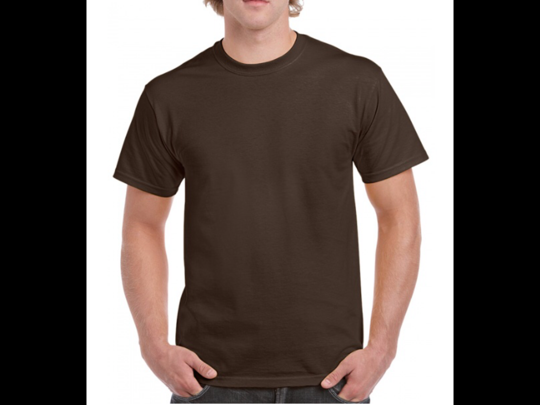 Chocolate Gildan T-Shirt