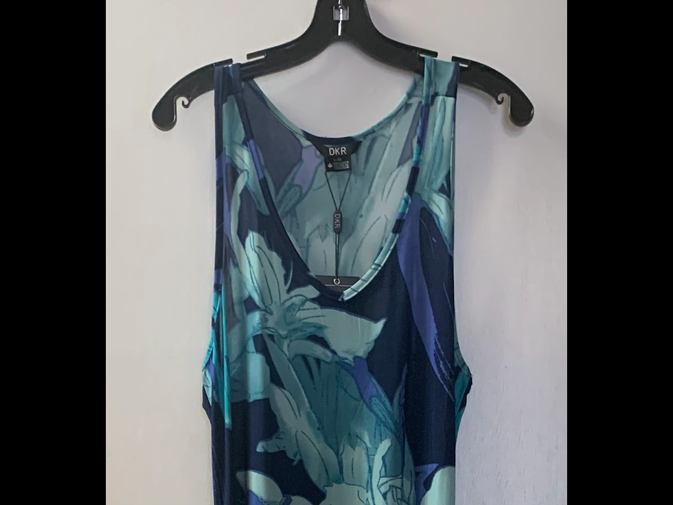 Thumbnail: DKR V-Neck Racerback Maxi Dress