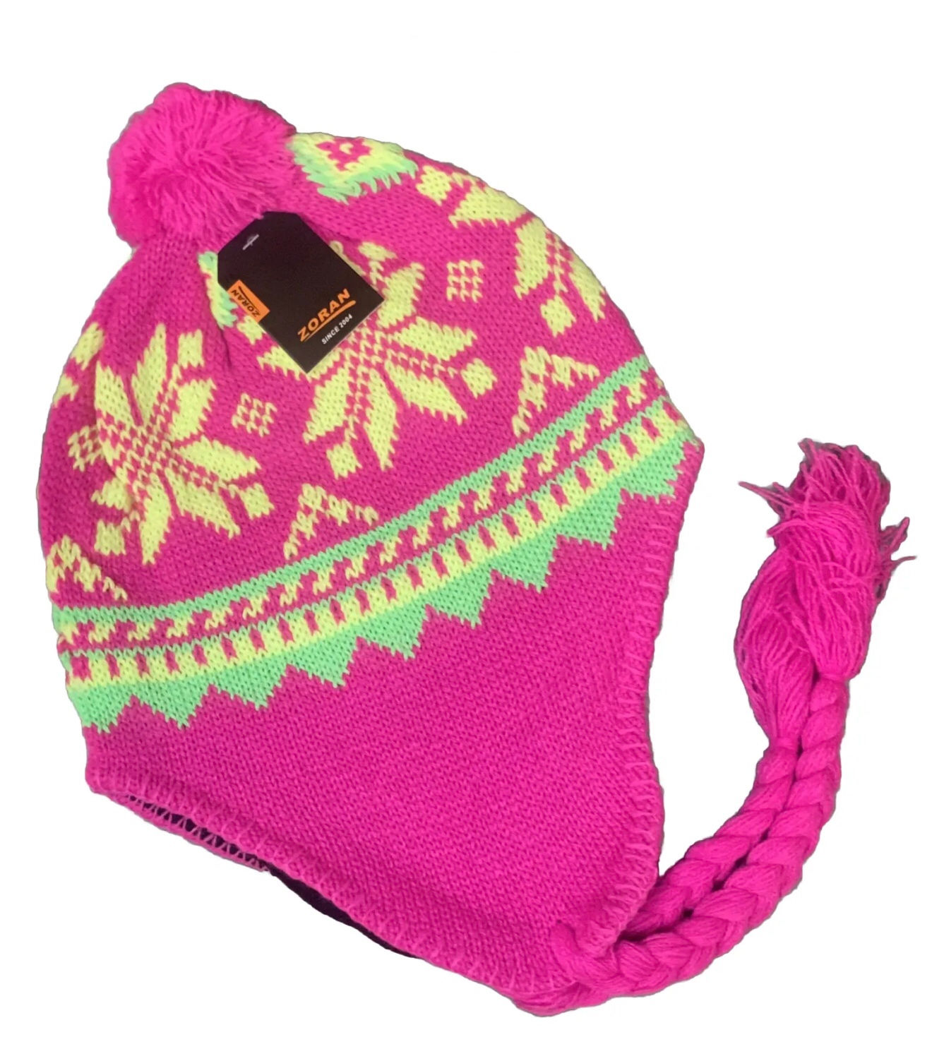Neon Braided Toque (Unisex)