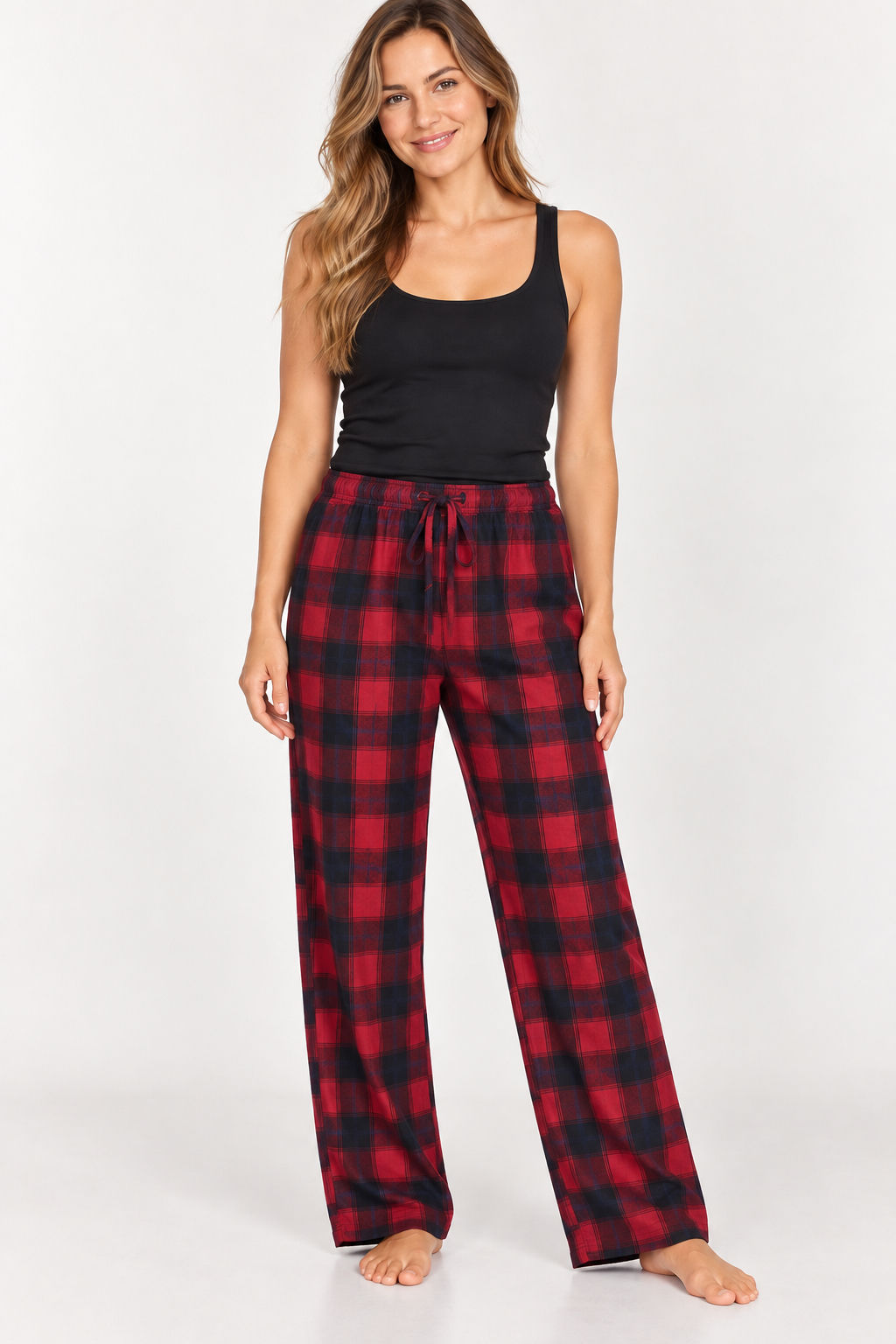 Onix Cotton Plaid Lounge Pants
