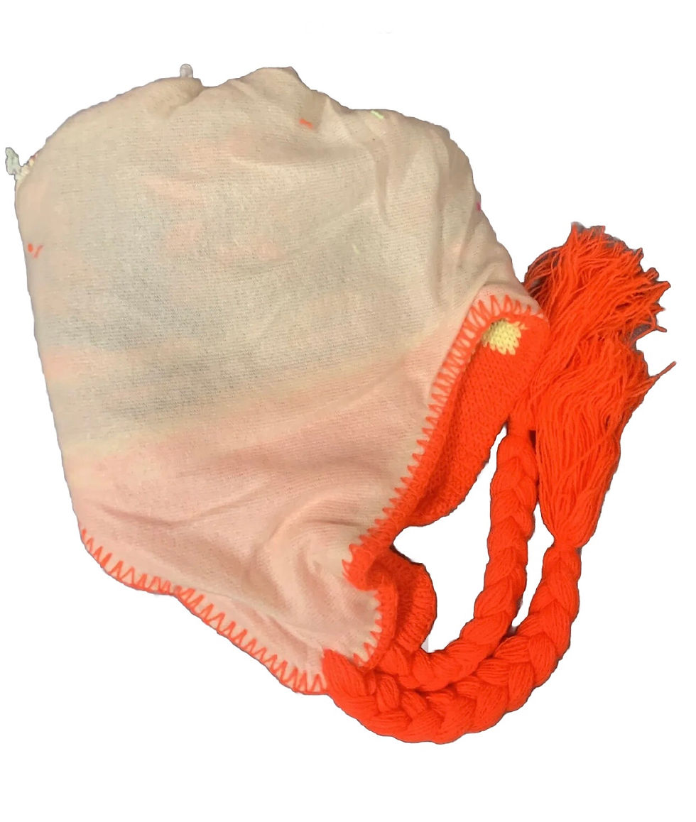 Thumbnail: Neon Braided Toque (Unisex)