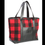 Thumbnail: Buffalo Check Tote Bag with Pocket