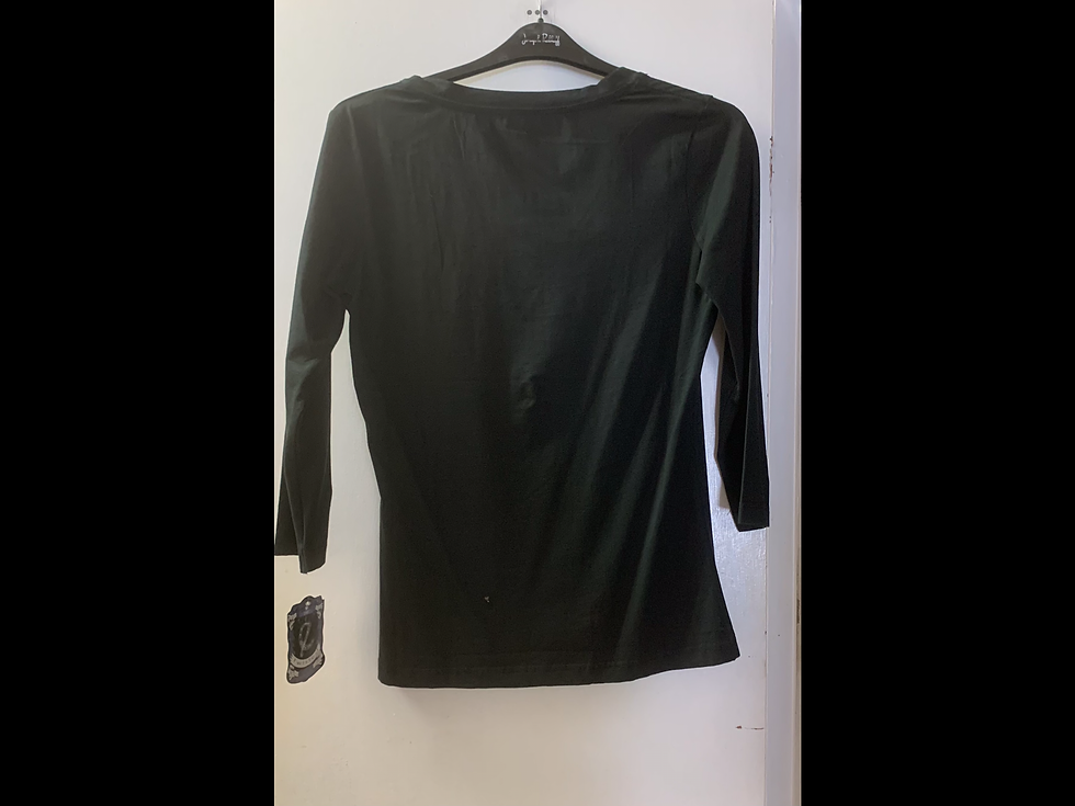 Thumbnail: Full Figure V-neck Long Sleeve T-Shirt