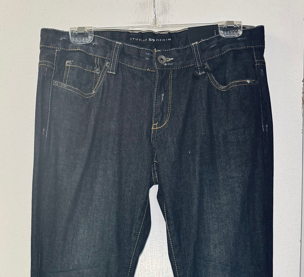 Thumbnail: Studio59 Distressed Perfect Boot Jeans
