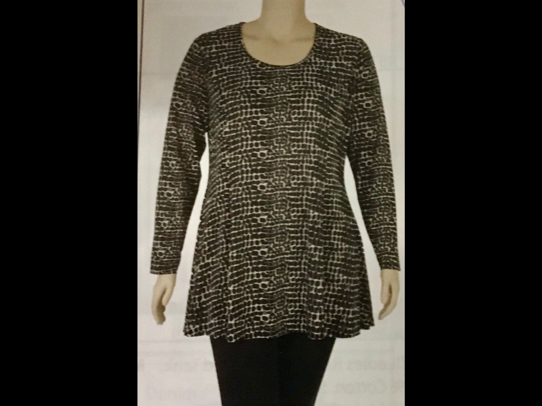 Long sleeve Princess Cut Tunic