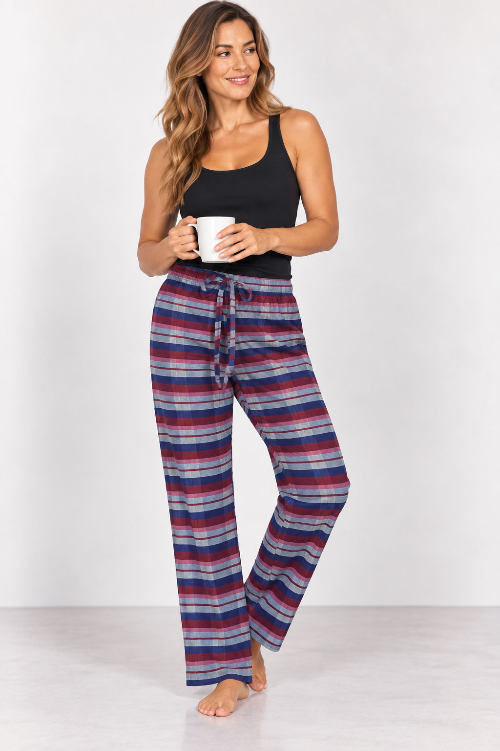 Onix Cotton Plaid Lounge Pants