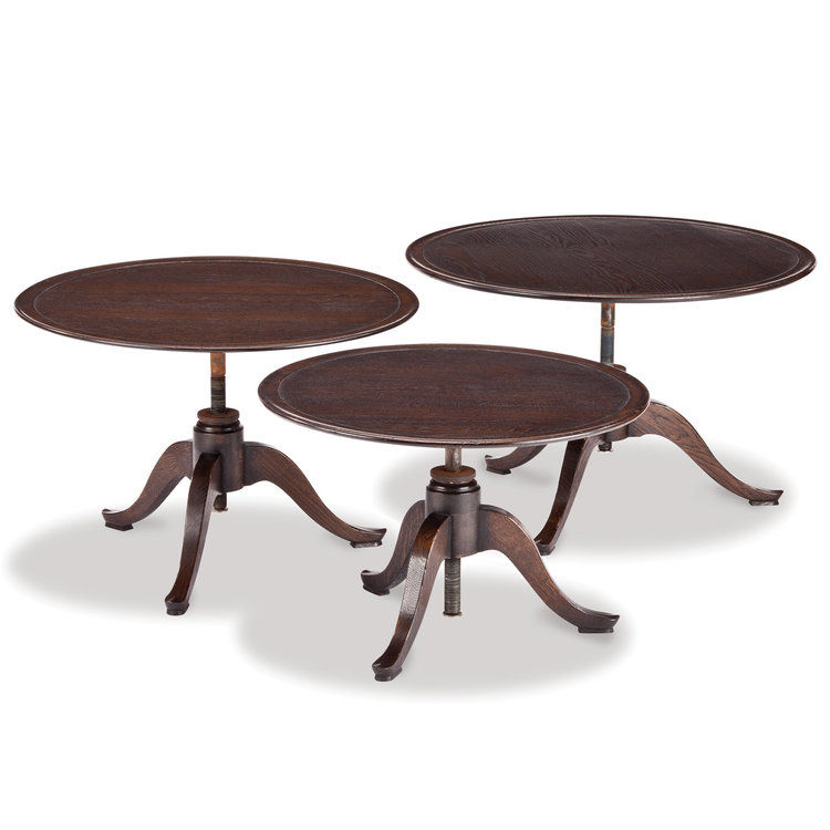 Round Adjustable Height Table