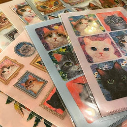福嶋吾然有さんデザインの猫ちゃんグッズが届きました❤️ あざと可愛い猫ちゃん、ユ