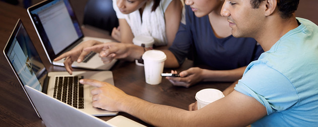 Young People - Meeting With Computers