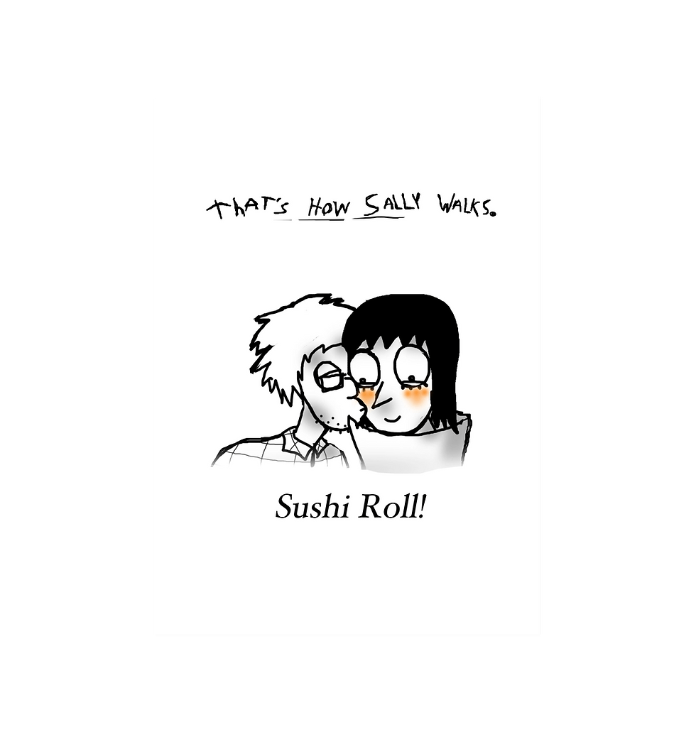 Sally Sushi Roll [Postcard]