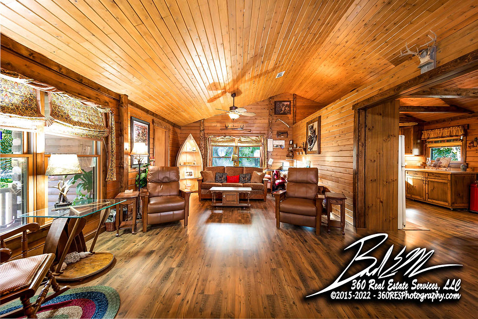 Northern Florida Log Cabin - Real Estate Photography - Tampa, St Pete, Lakewood Ranch, Palmetto, Parrish, Longboat Key, Bradenton & Sarasota (SRQ) - Florida