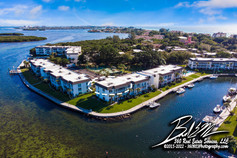 Rear 2 - 4320 Falmouth Dr, Longboat Key Florida 34228 (Exterior Aerial - Drone) - Real Estate Photography - Luxury Home - Lakewood Ranch, Palmetto, Parrish, Bradenton & Sarasota (SRQ) - Florida