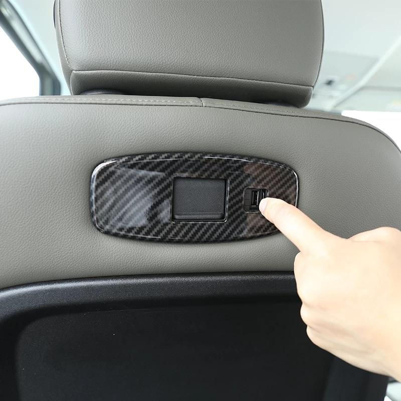 ARKA KOLTUK USB ÇERÇEVE SETİ (KARBON) NEW DEFENDER ROCAS