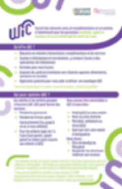 WIC Flyer (French)