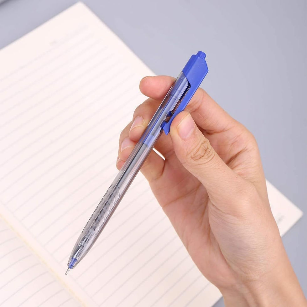Thumbnail: Deli  ballpoint pen, 0.7 mm - blue