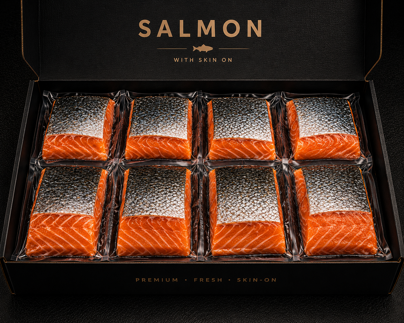 Salmon (skin on)