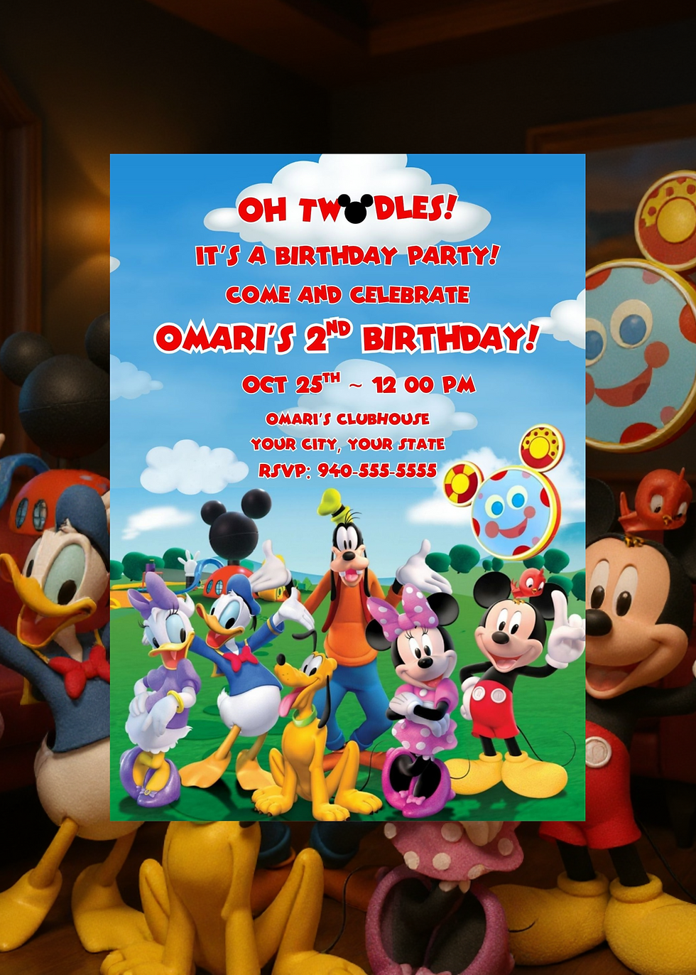 Thumbnail: Mickey Mouse Clubhouse Invite