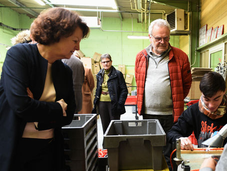 Visite de l'ESAT Travail et Espérance de Mundolsheim