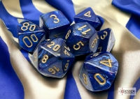Scarab® Polyhedral Royal Blue/gold 7-Die Set