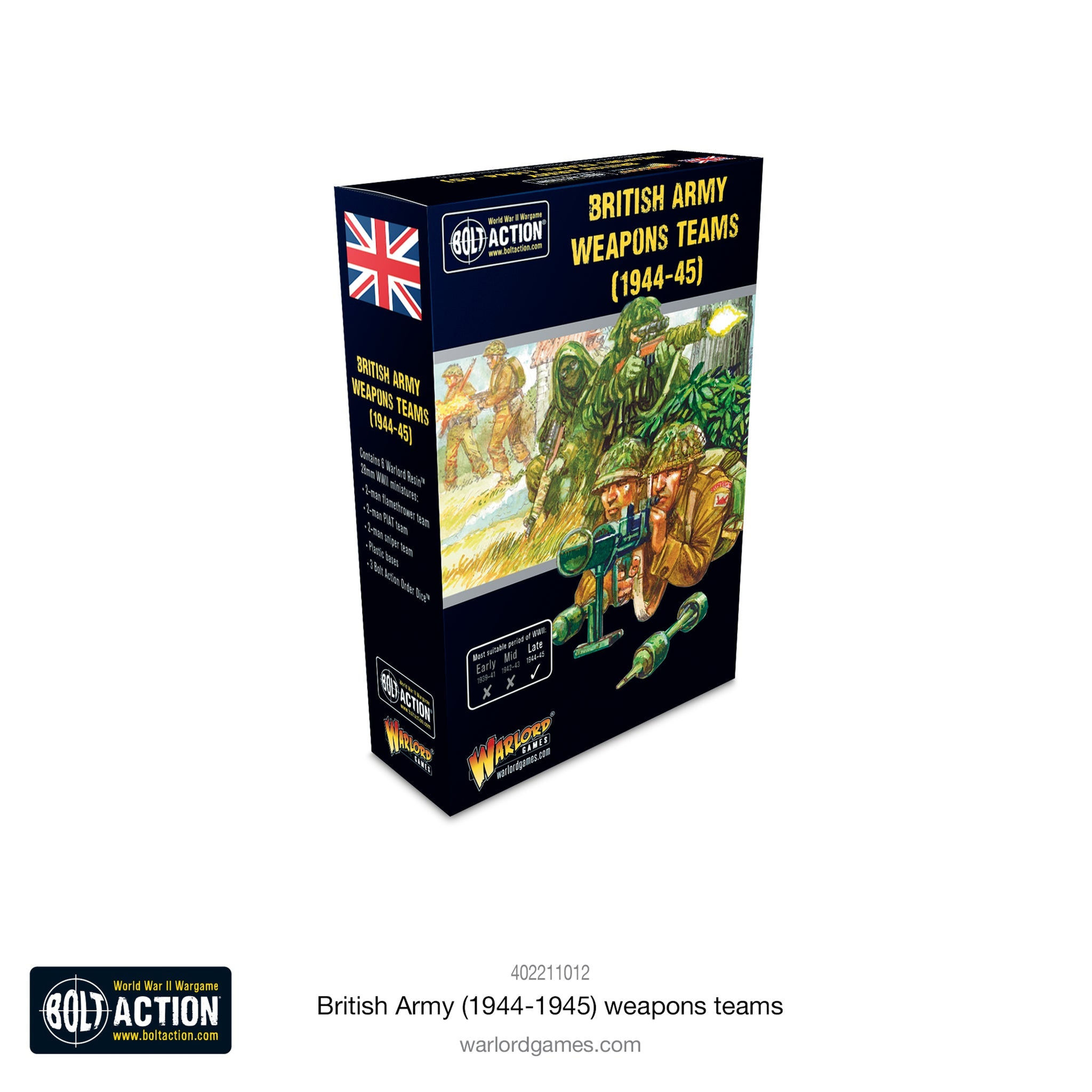 Bolt Action: British Army Support - British Army (1944-45) Weapons Teams