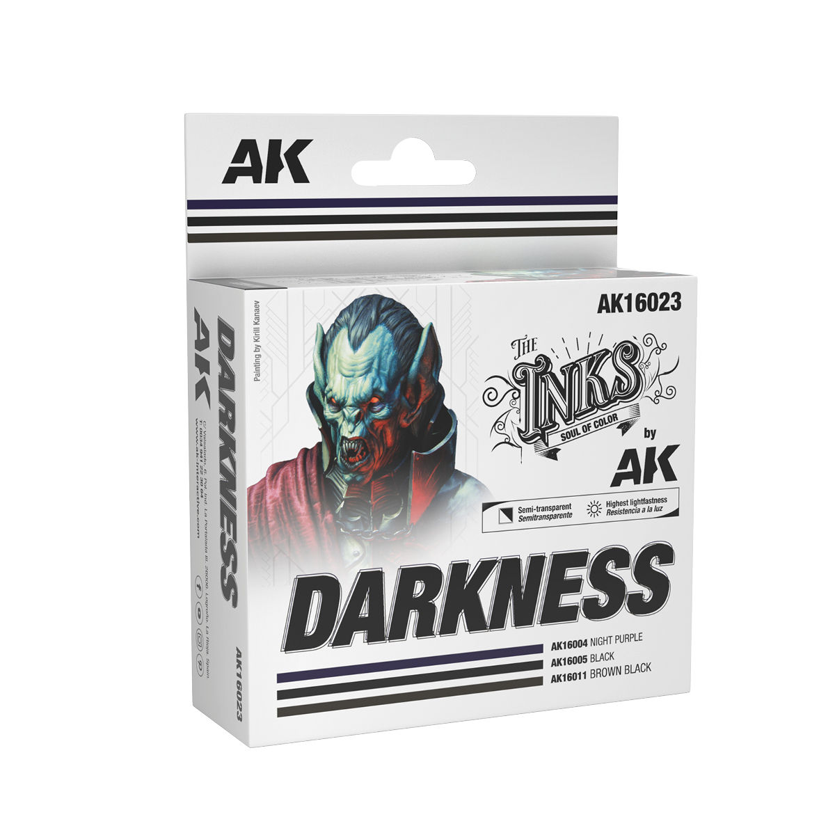 AKI: The INKS Darkness Color Set 3 30mL/ea