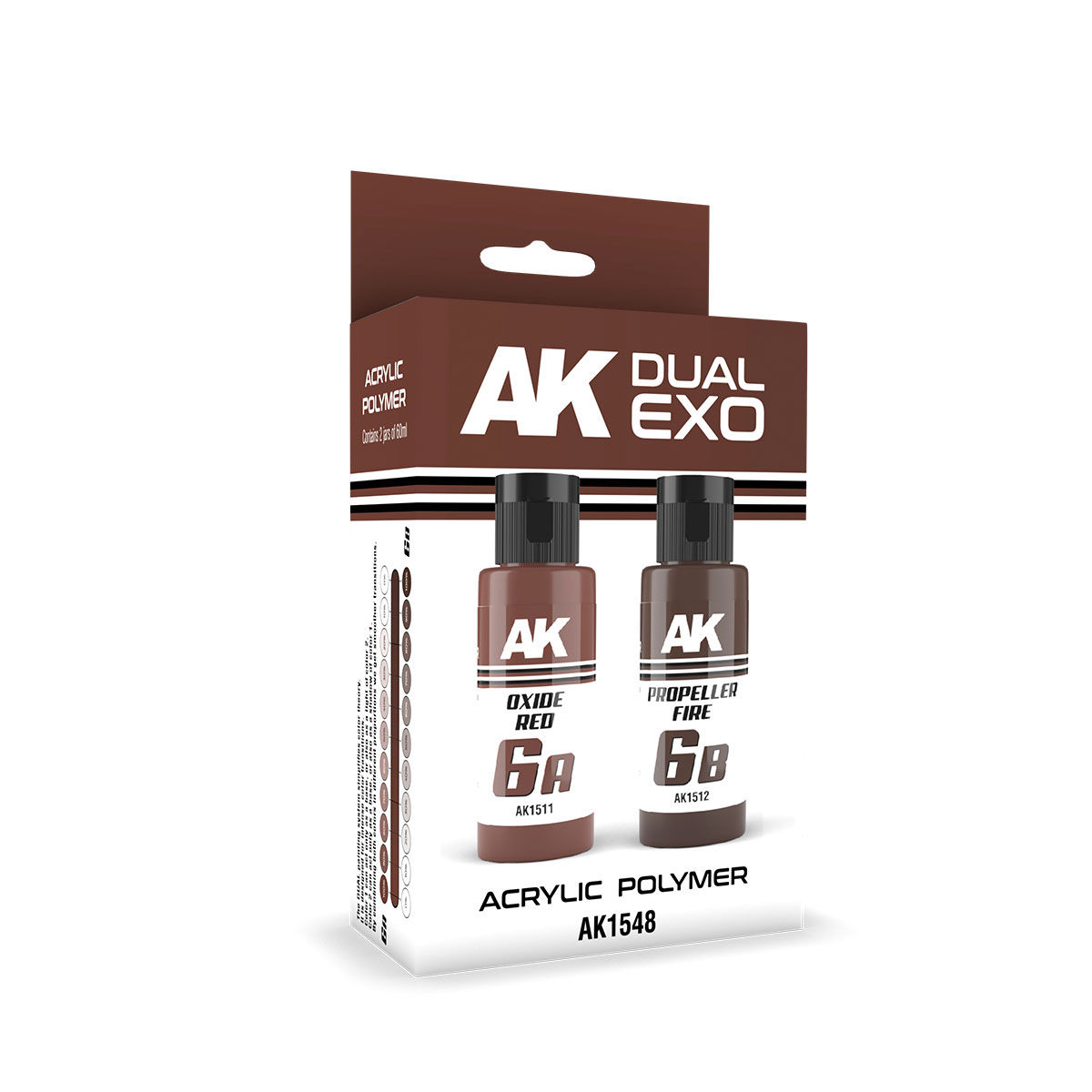 AKI: DUAL EXO Acrylic Paint Set Oxide Red & Propeller Fire