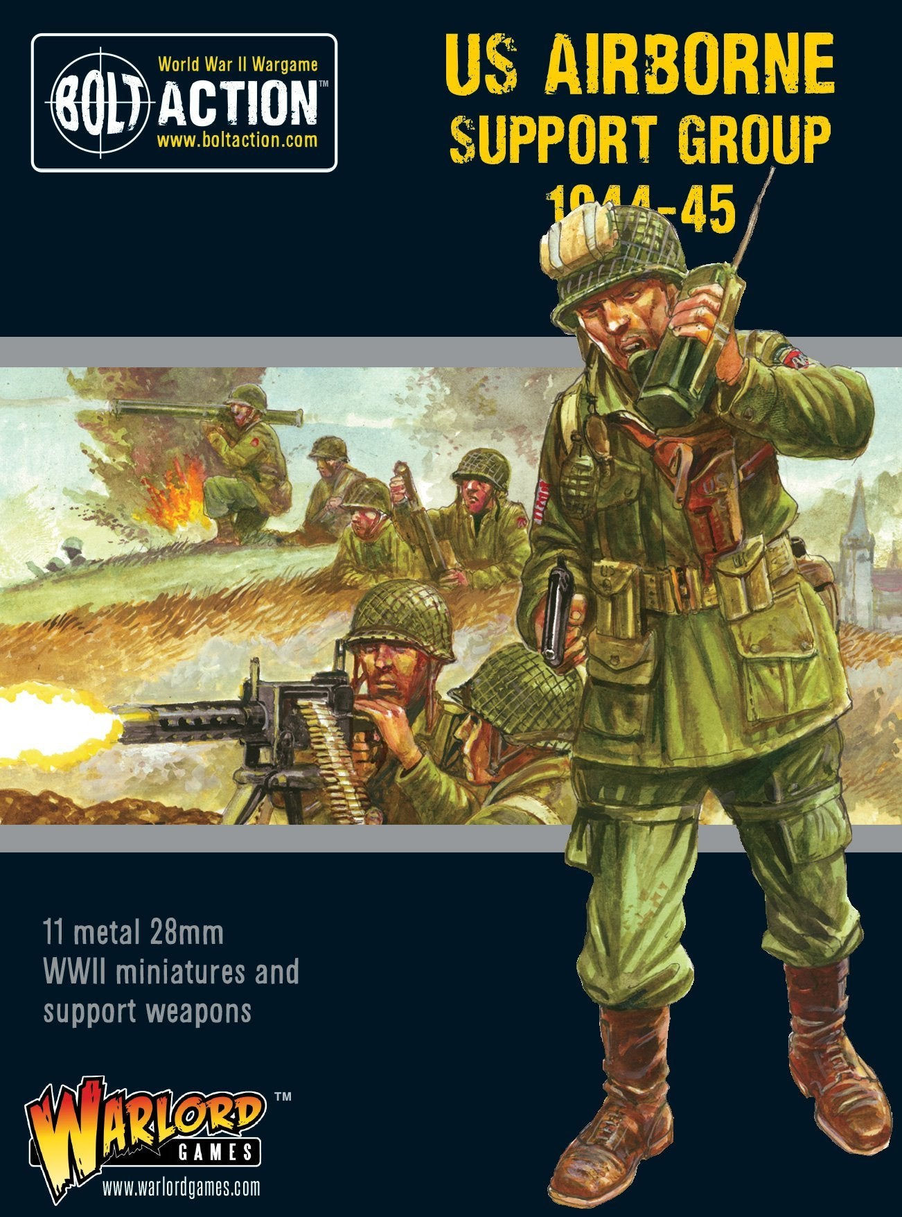 US Army Support - US Airborne Support Group (1944-45) (HQ, Mortar & MMG)