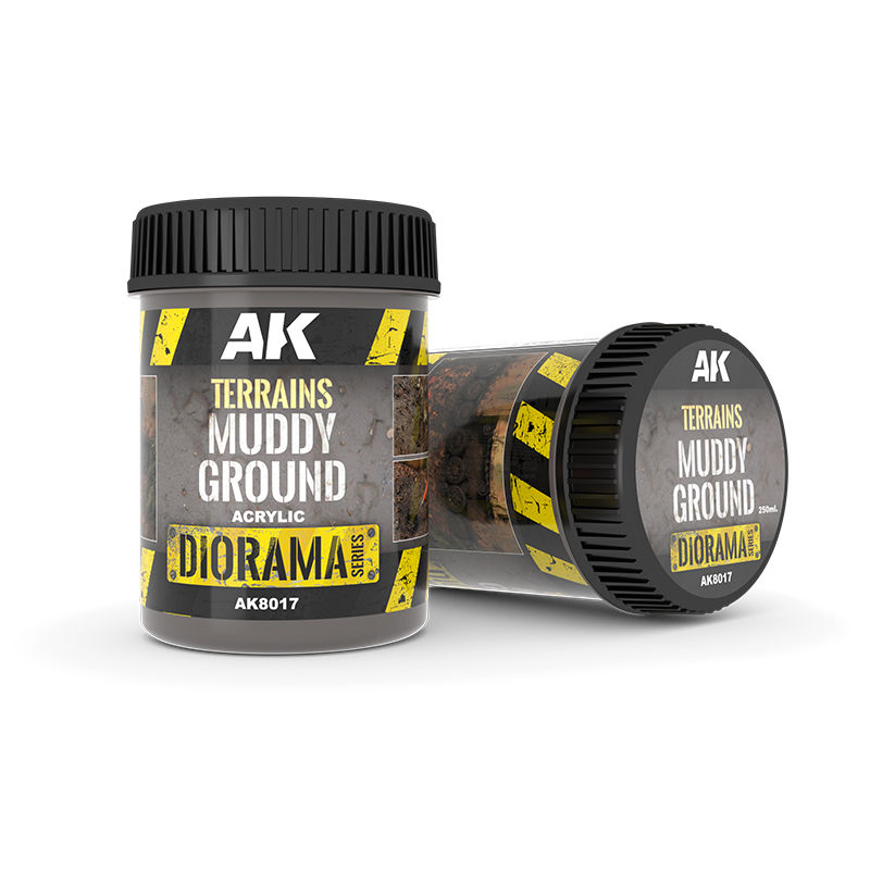 AKI: Texture TERRAINS MUDDY GROUND 250ml Acrylic