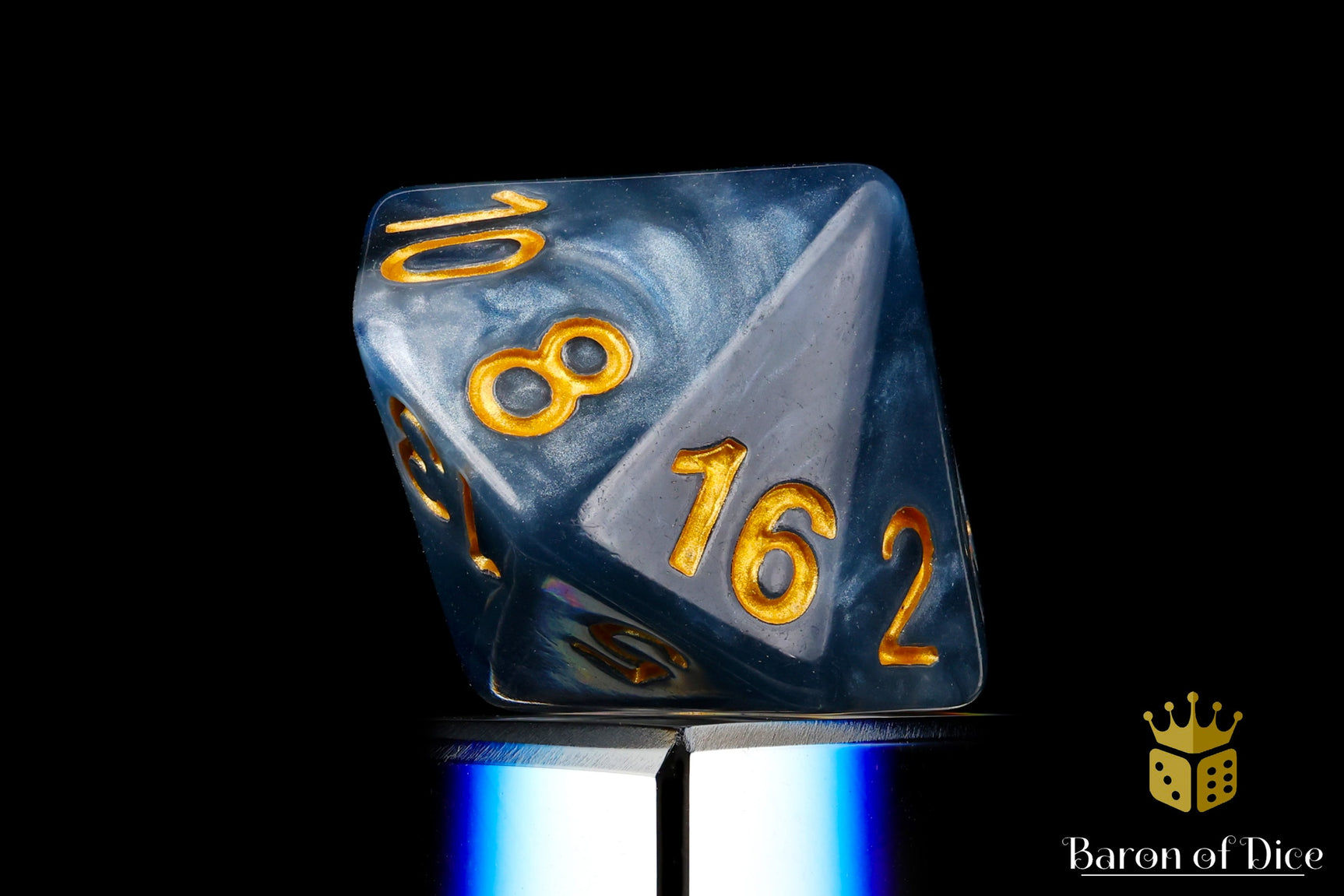 Baron of Dice: Universal Dice - D16 - Titanium