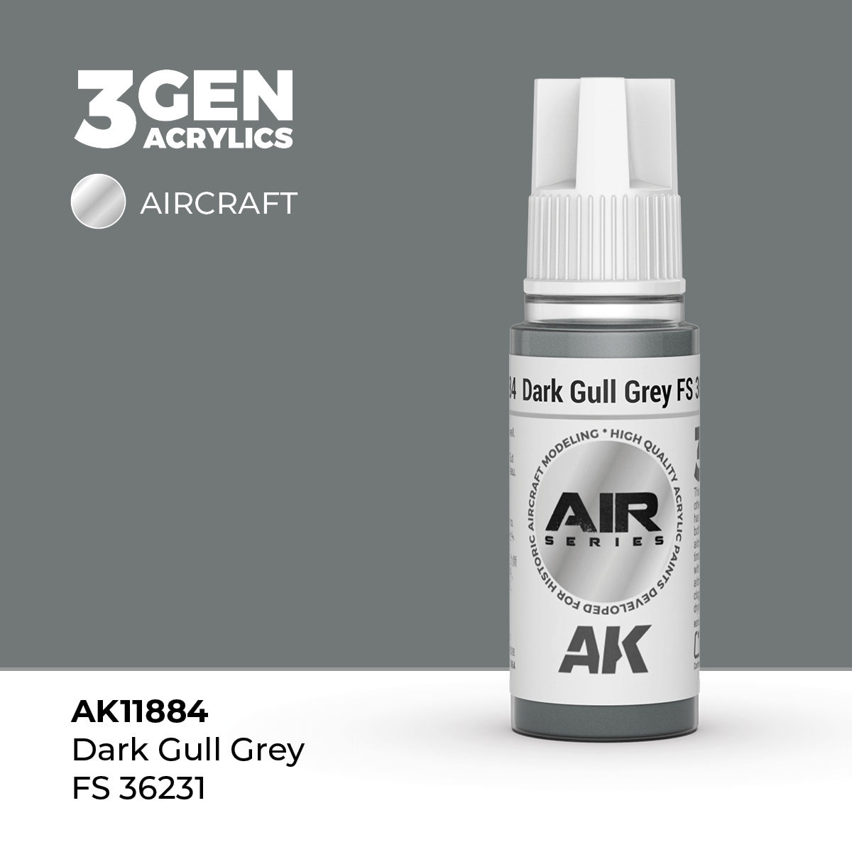 AKI: 3rd Gen: AIR Series Dark Gull Grey FS 36231