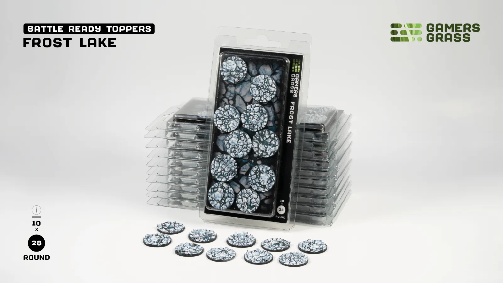 Frost Lake - Round 28mm (x10)