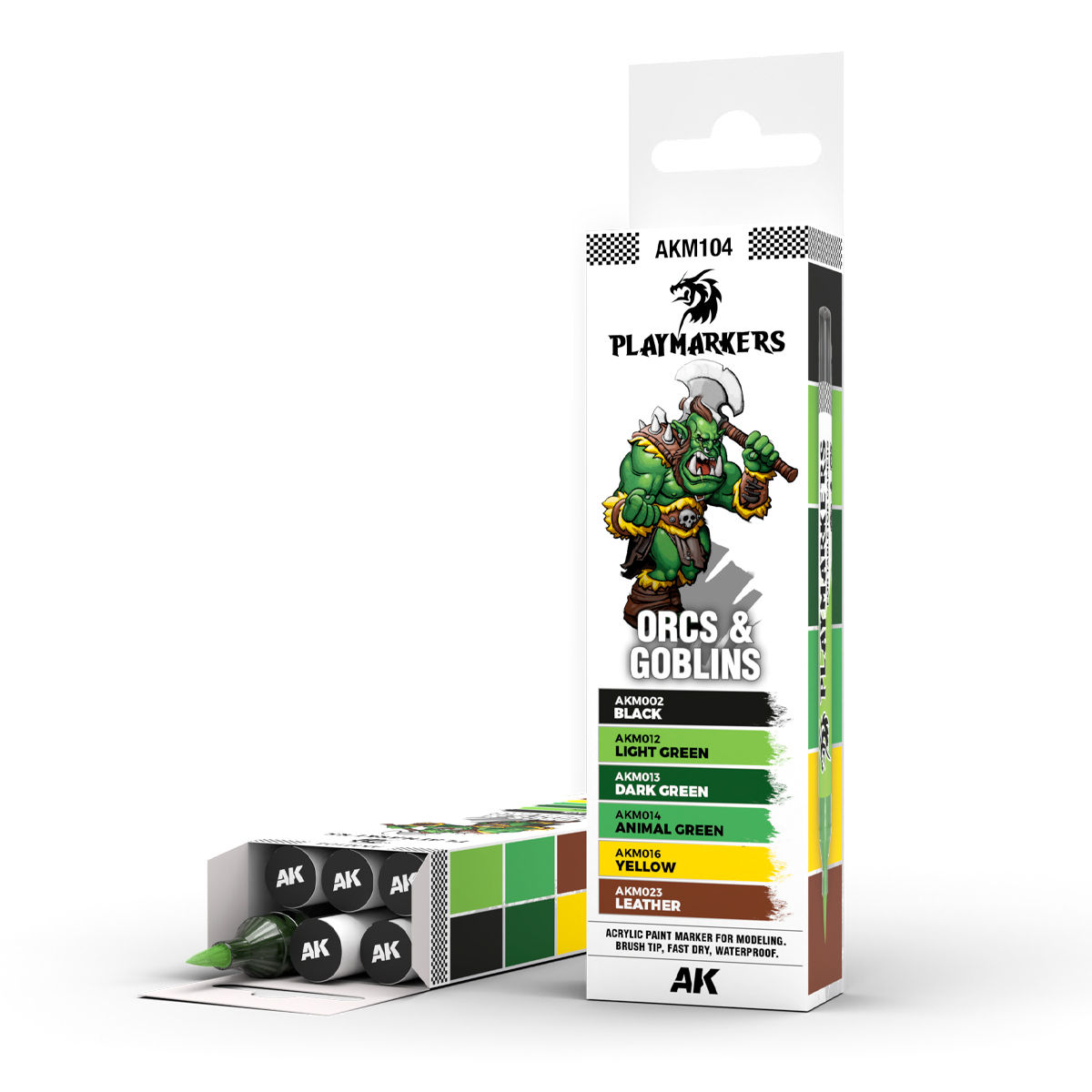 AKI: Playmarkers PLAYMARKERS SET ORCS & GOBLINS 6 Ref.