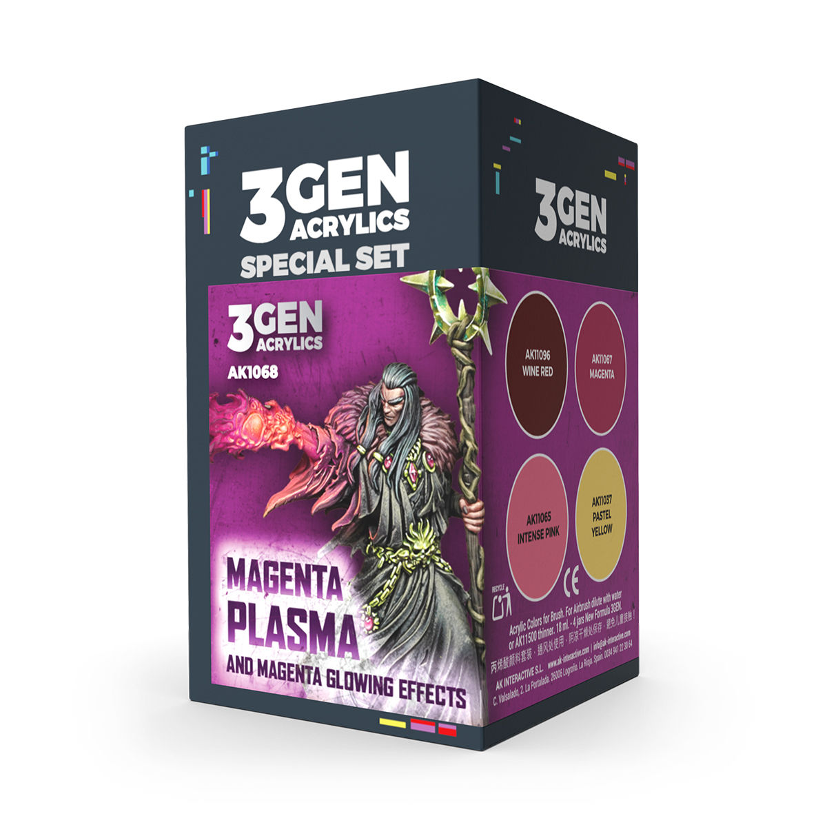 AKI: 3rd Gen Wargame Colors Magenta Plasma/Glowing Effects Set
