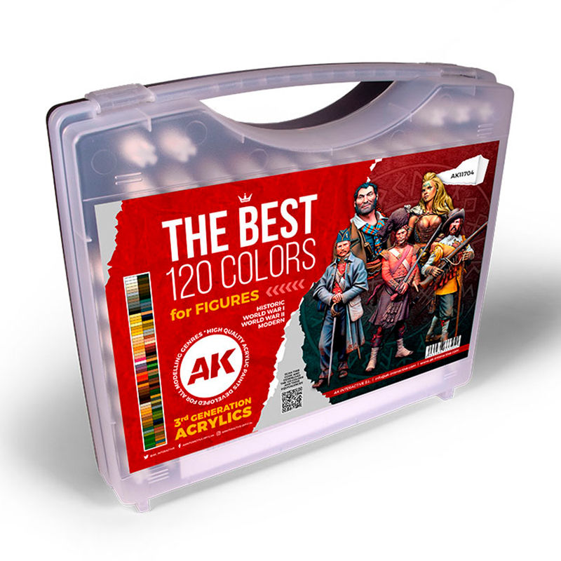 AKI: 3rd Gen The Best 120 Colors For Figures Set