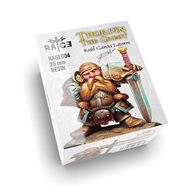 AK Interactive: Rage Resin Model Thorvin, The Great 35mm