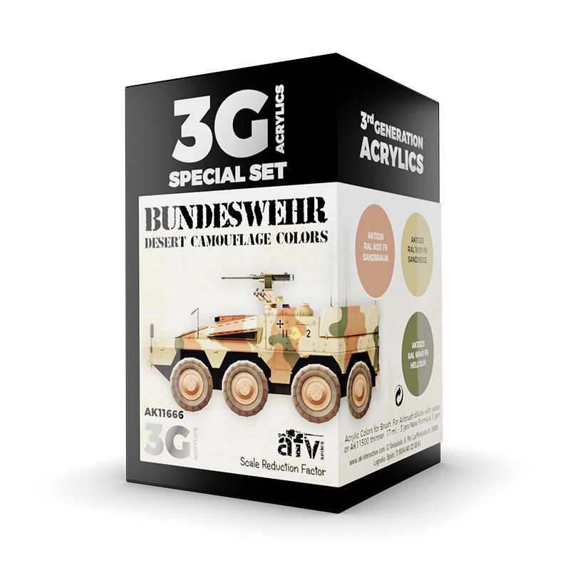 AKI: 3rd Gen Bundeswehr Desert Camoflage Colors Set