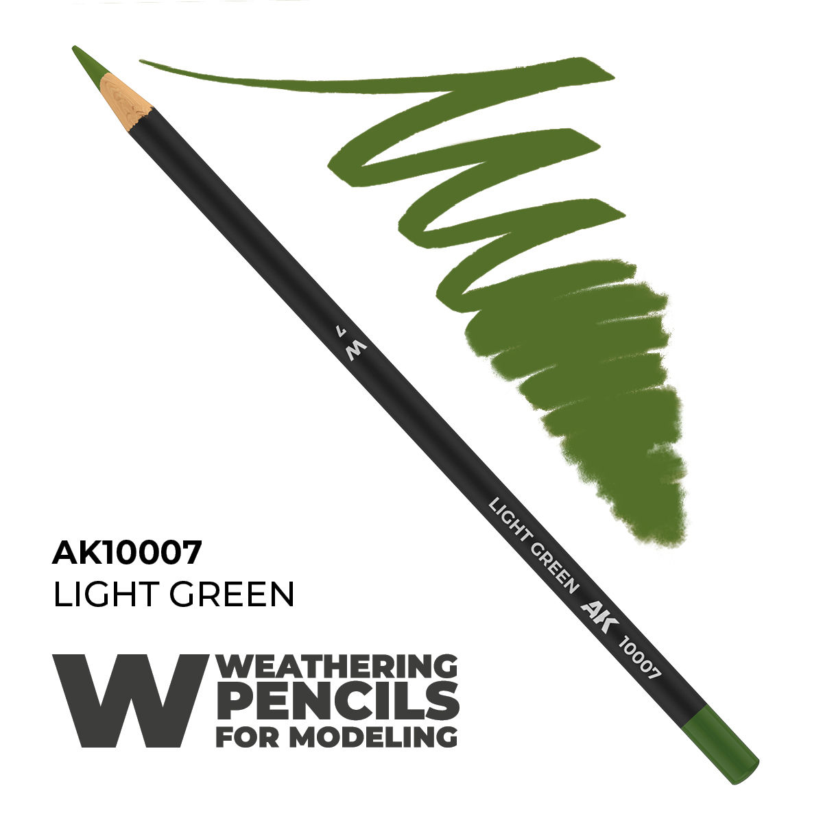 Weathering Pencils for Modelling: Olive Green 1