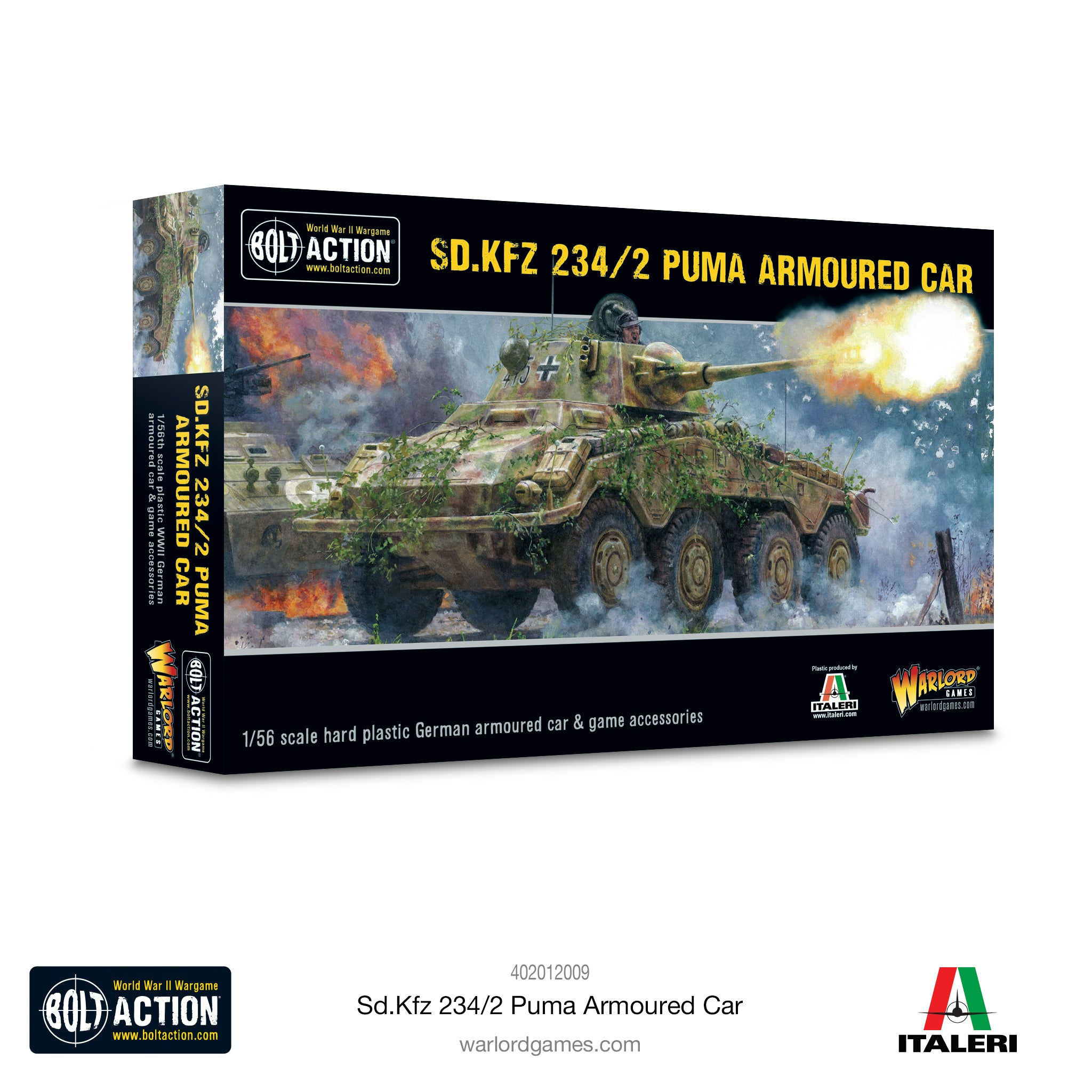 Bolt Action: German Army Vehicles & Transport - Puma Sd.Kfz 234/2 Armoured Car