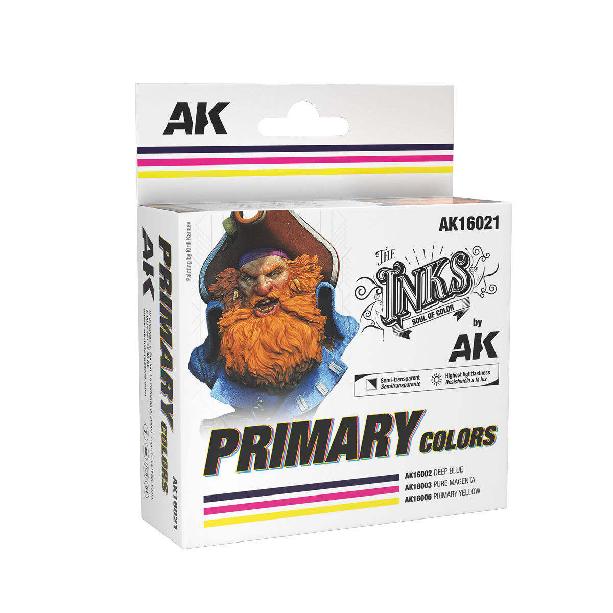 AKI: The INKS Primary Color Set 3 30mL/ea