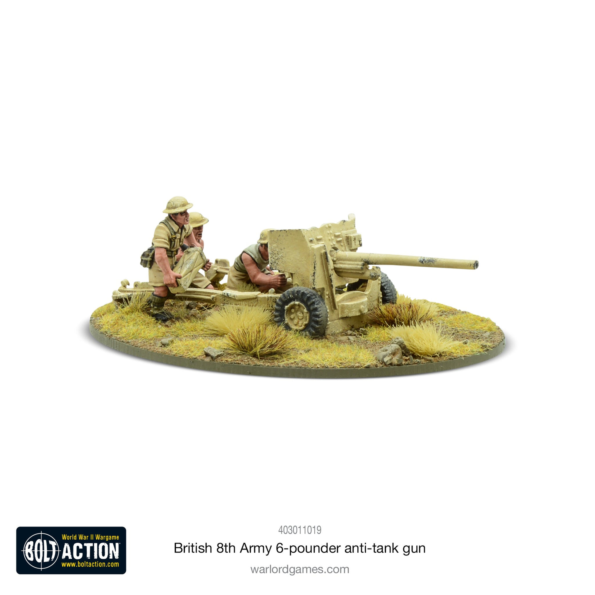 Bolt Action: British Army Support - 8th Army 6 pounder AT