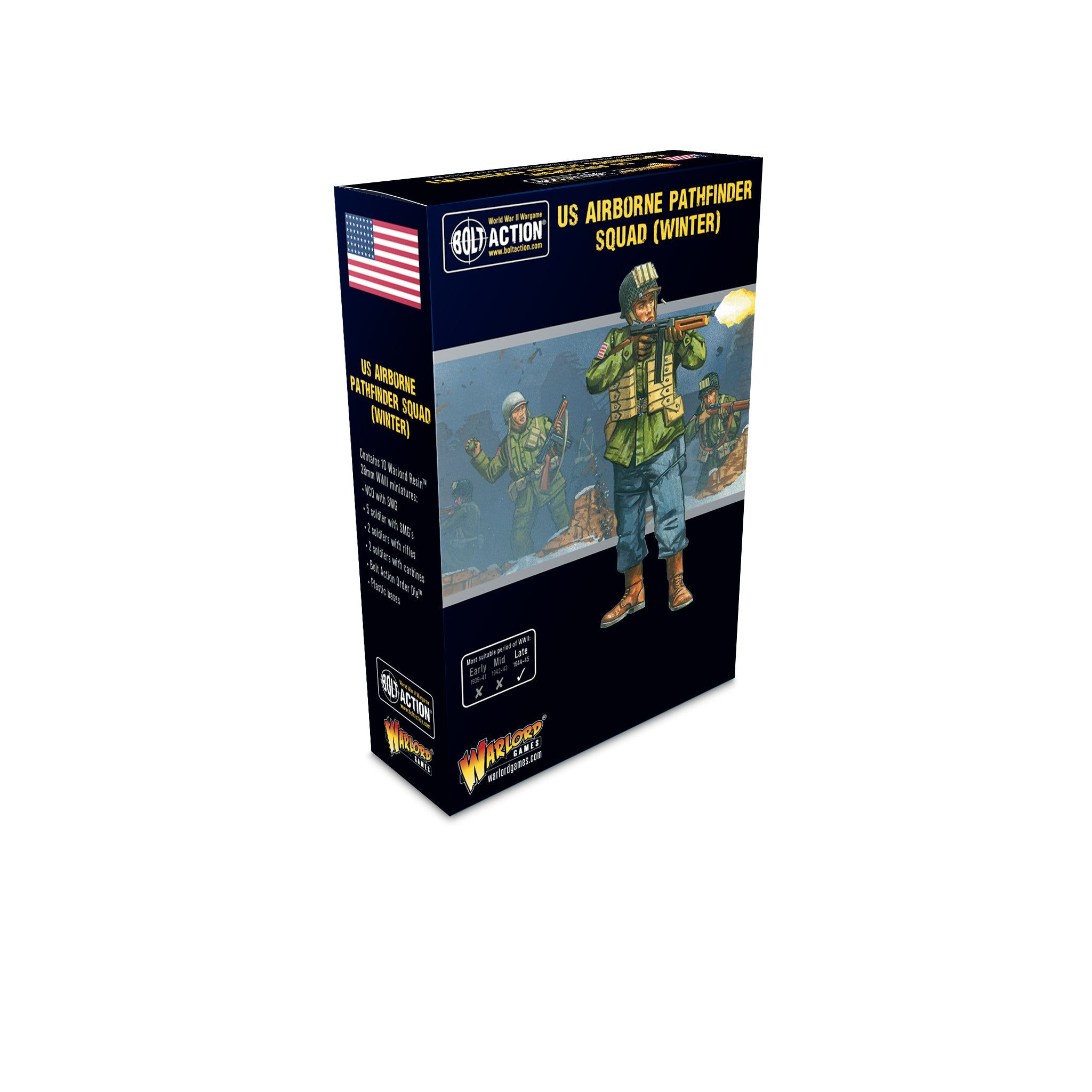 Bolt Action: US Army Support - US Airborne (Winter) Pathfinder Squad