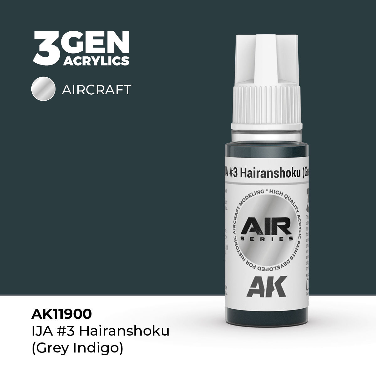 AKI: 3rd Gen: AIR Series IJA #3 Hairanshoku Grey Indigo