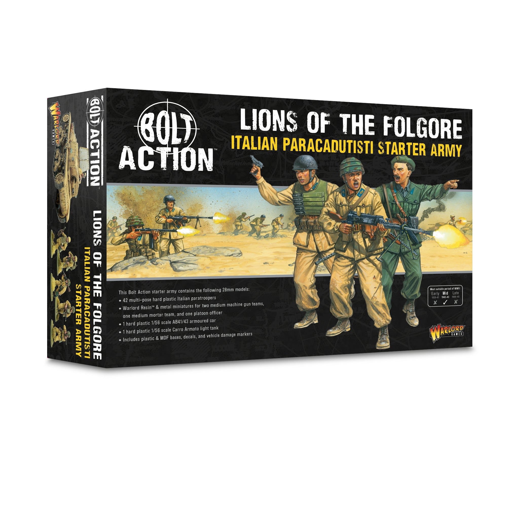 Bolt Action: Lions of the Folgore - Italian Paracadutisti Starter Army*