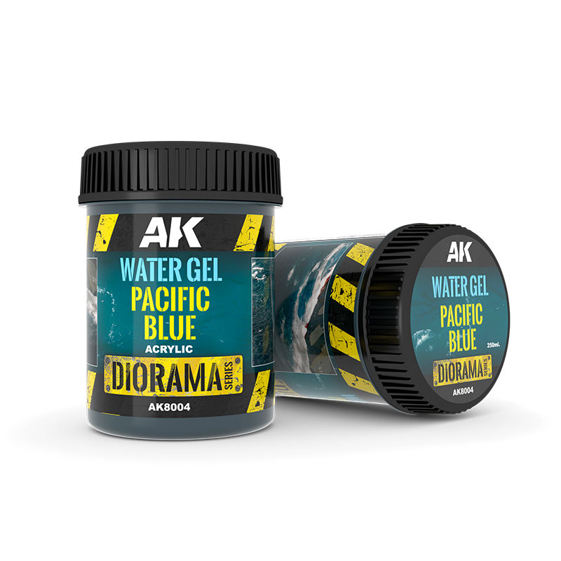 AKI: Texture WATER GEL PACIFIC BLUE 250ml Acrylic