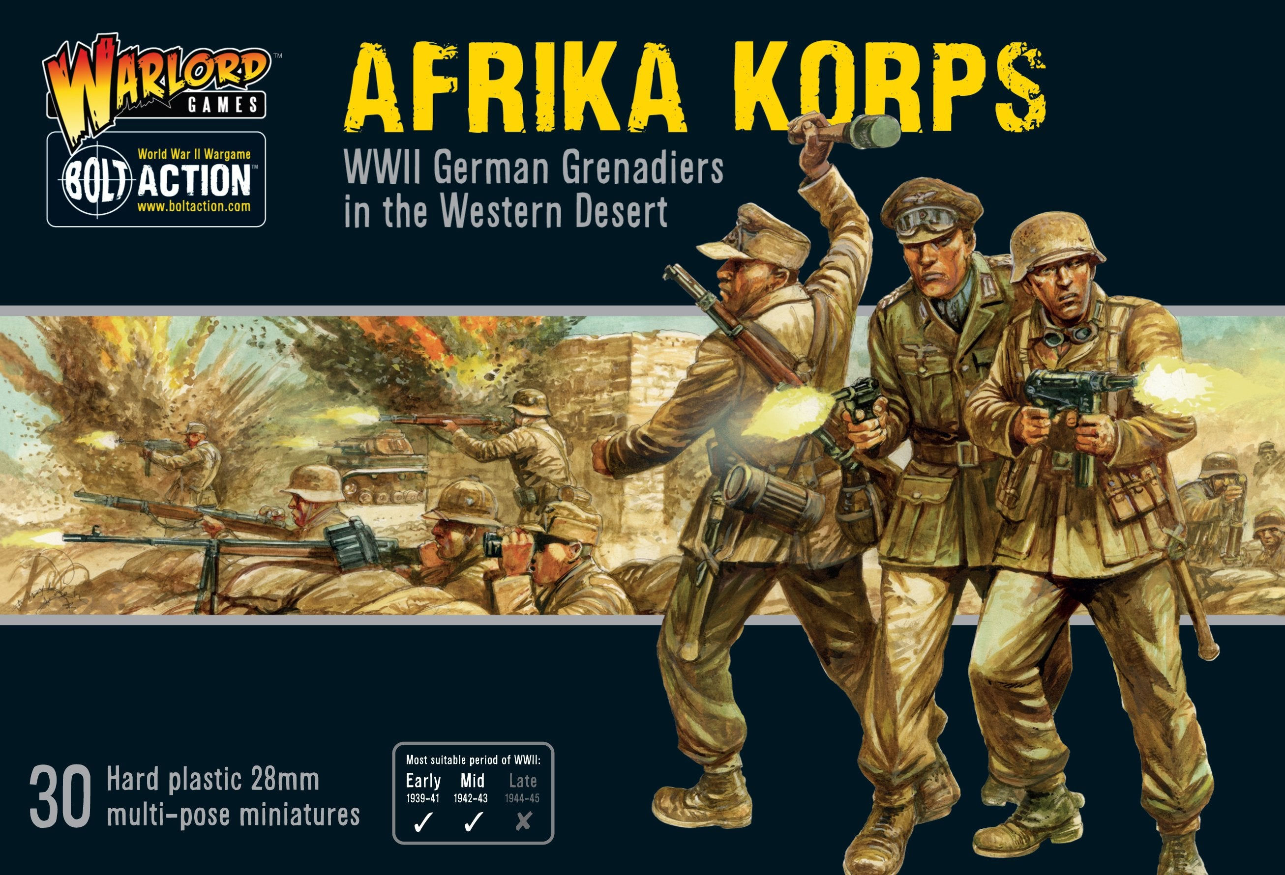 Bolt Action: German Army Infantry - Afrika Korps Infantry