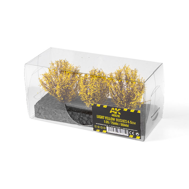 AKI: Light Yellow Bushes 45cm 1:35 / 75mm / 90mm
