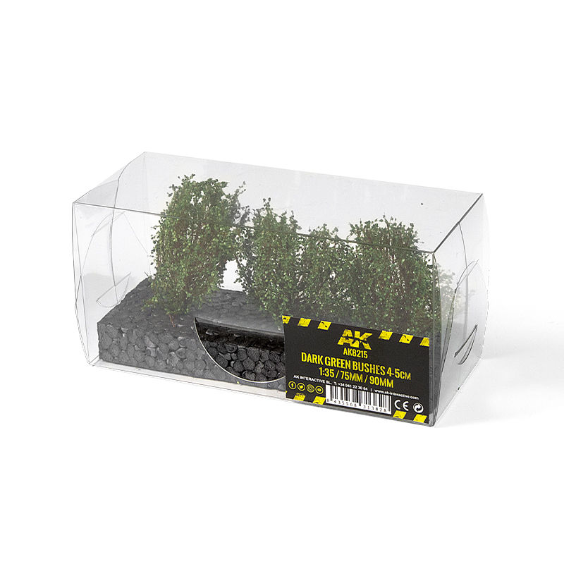 AKI: Dark Green Bushes 45cm 1:35 / 75mm / 90mm