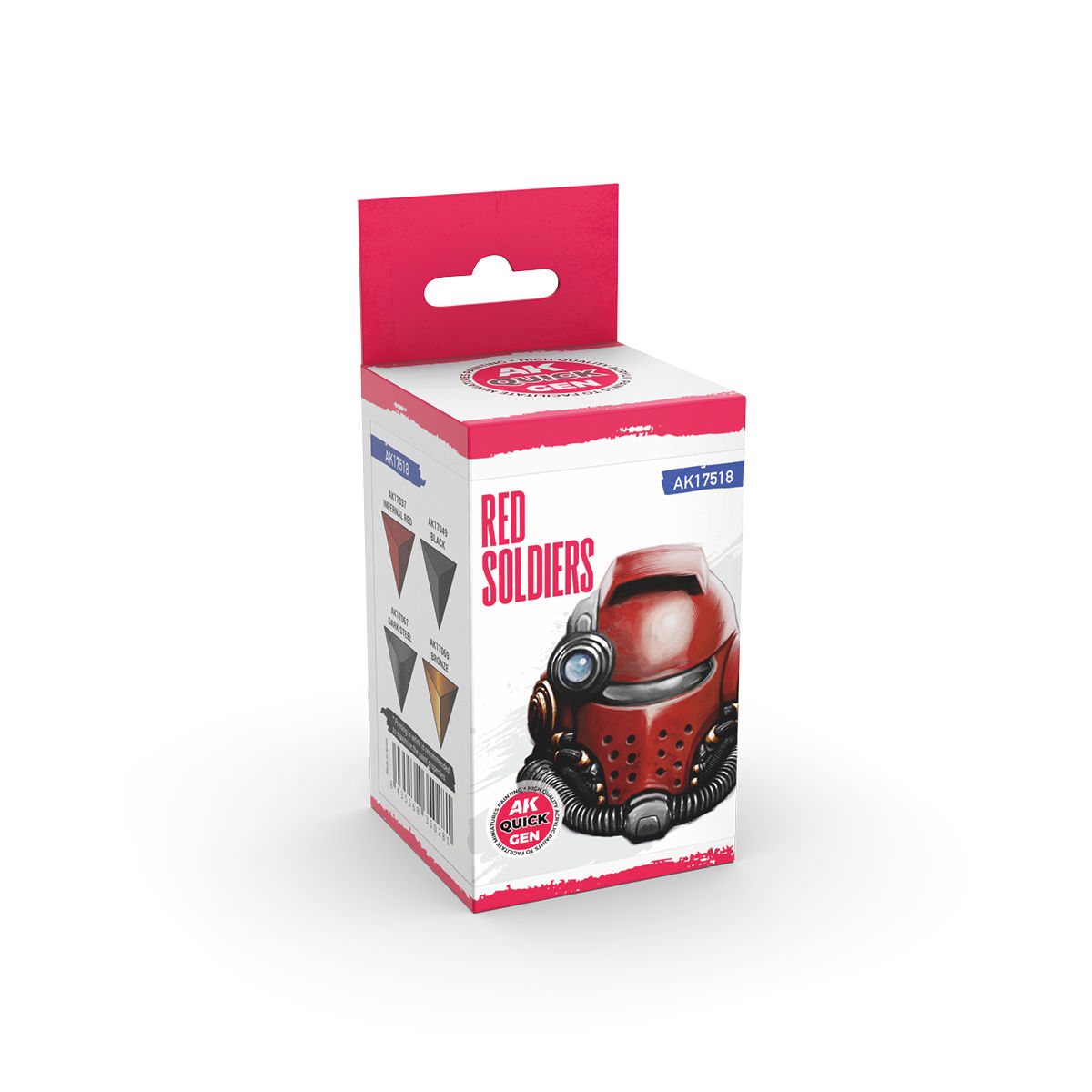 AKI: Quick Gen Acrylic Contrast Red Soldiers Quick Gen Set