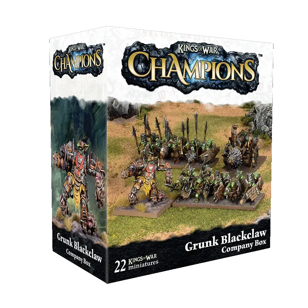Kings of War: Champions - Grunk Blackclaw Company Box